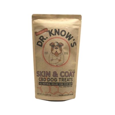 Dr. Know's Skin & Coat CBD Dog Treats Large Bag