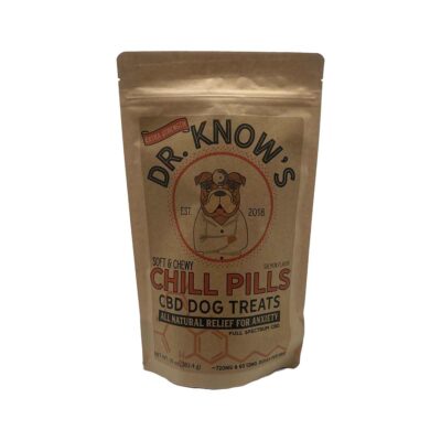 Dr. Know's Chill Pills CBD Dog Treats Extra Strength Large